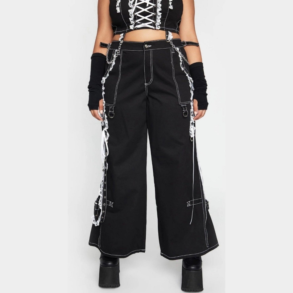 Tripp NYC Dark Street Lolita Pants 16 Plus - Picture 3 of 11